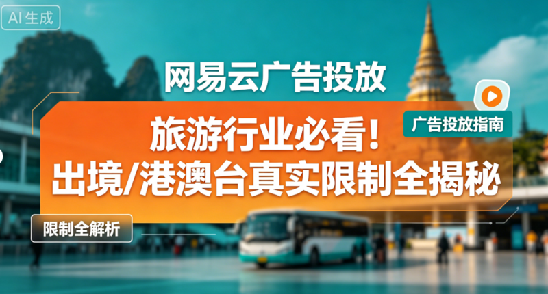 网易云广告投放｜旅游行业必看！出境 / 港澳台真实限制全揭秘